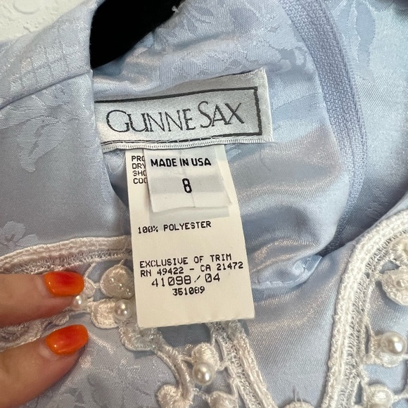 Vintage Girls 70s Gunne Sax Prairie Style Victorian Dress - Picture 7 of 7